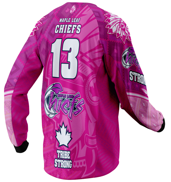 Maple Leaf Chiefs V5 (Breast Cancer) Jersey