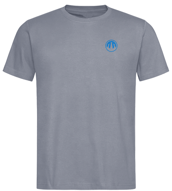 Wepnz (Grey) World Logo Cotton Blend T-Shirt