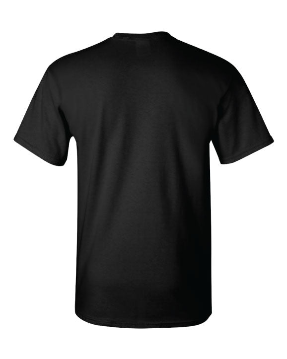 Hazard Black Cotton Blend T-Shirt