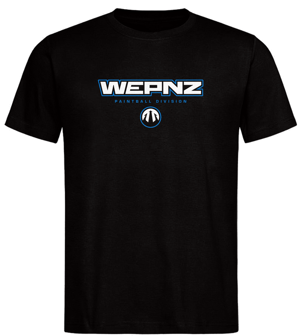 Wepnz Paintball Division Cotton Blend T-Shirt (Black)
