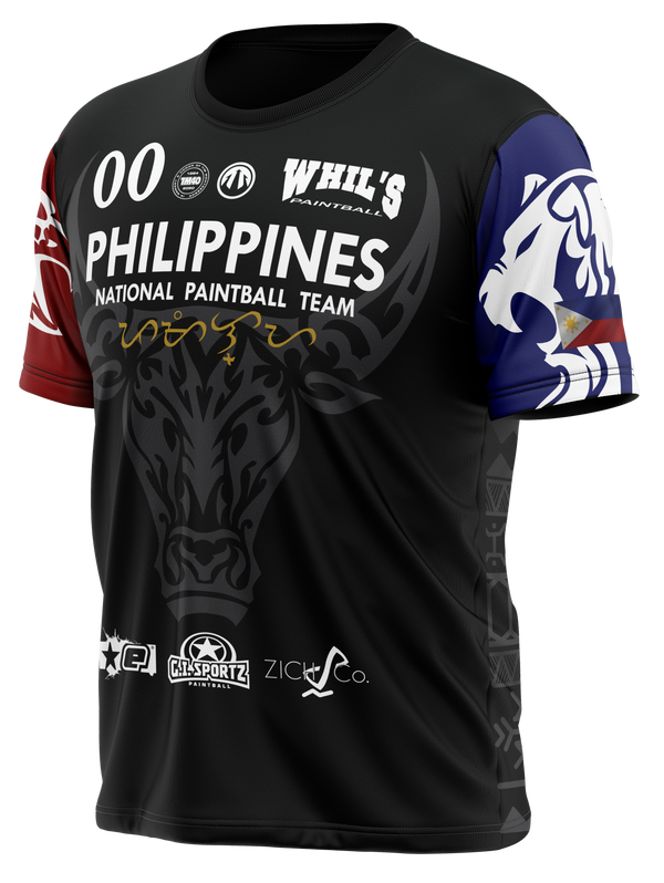 Team Philippines Tech Shirt (Black)