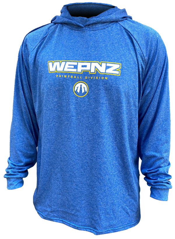 Wepnz Paintball Division Cotton Blend Gym Hoodie (Blue)