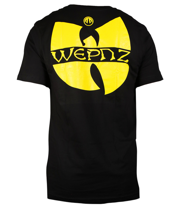 Wepnz Clan Black Cotton Blend T-Shirt