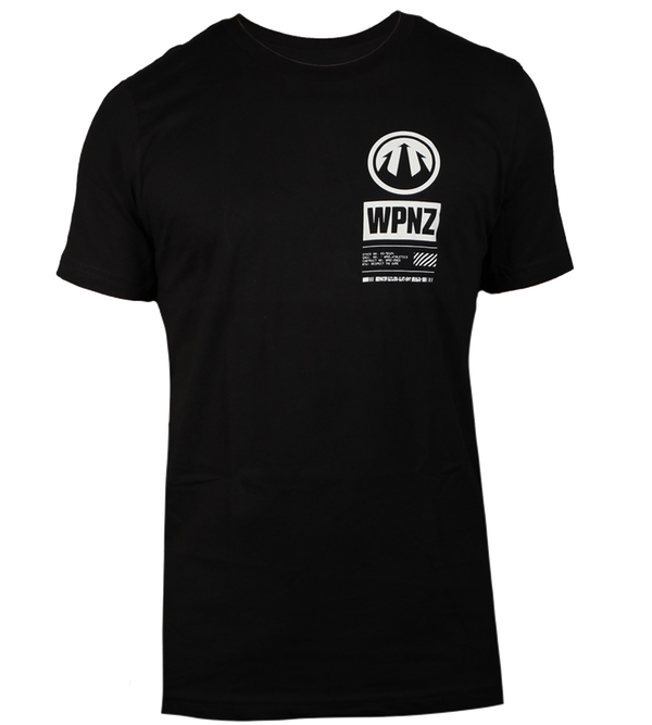 WPNZ Black Cotton Blend T-Shirt